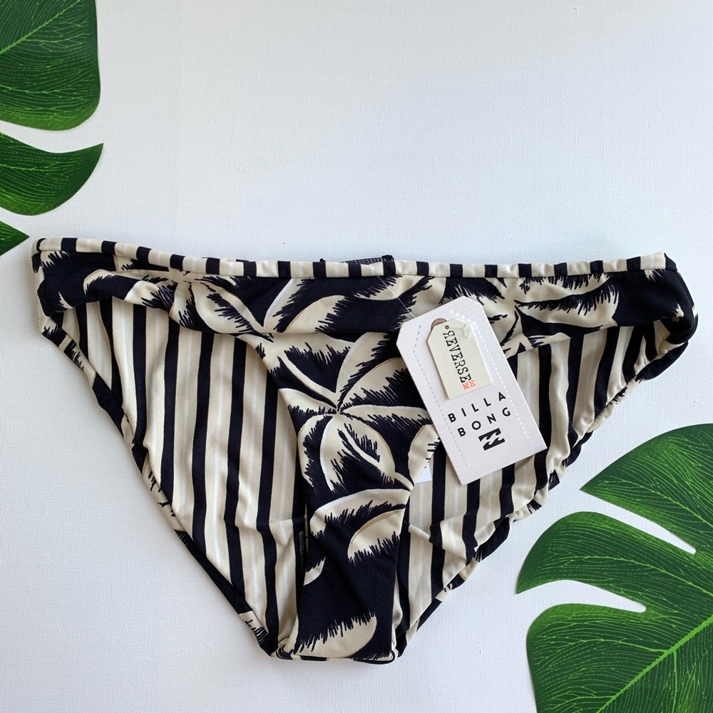 🏝BILLABONG Palm Side Reversible Lowrider Bikini Bottom 🏝